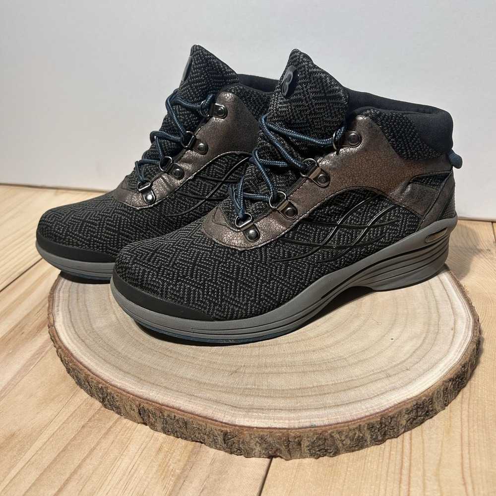 Bzees Hotshot Hiking Boots Womens 7.5 W‎ Comfort Gel Lace Up, Memory Foam Arch